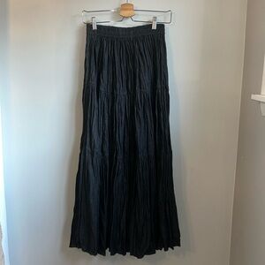 Vintage Pioneer Wear Maxi Denim Skirt Size S